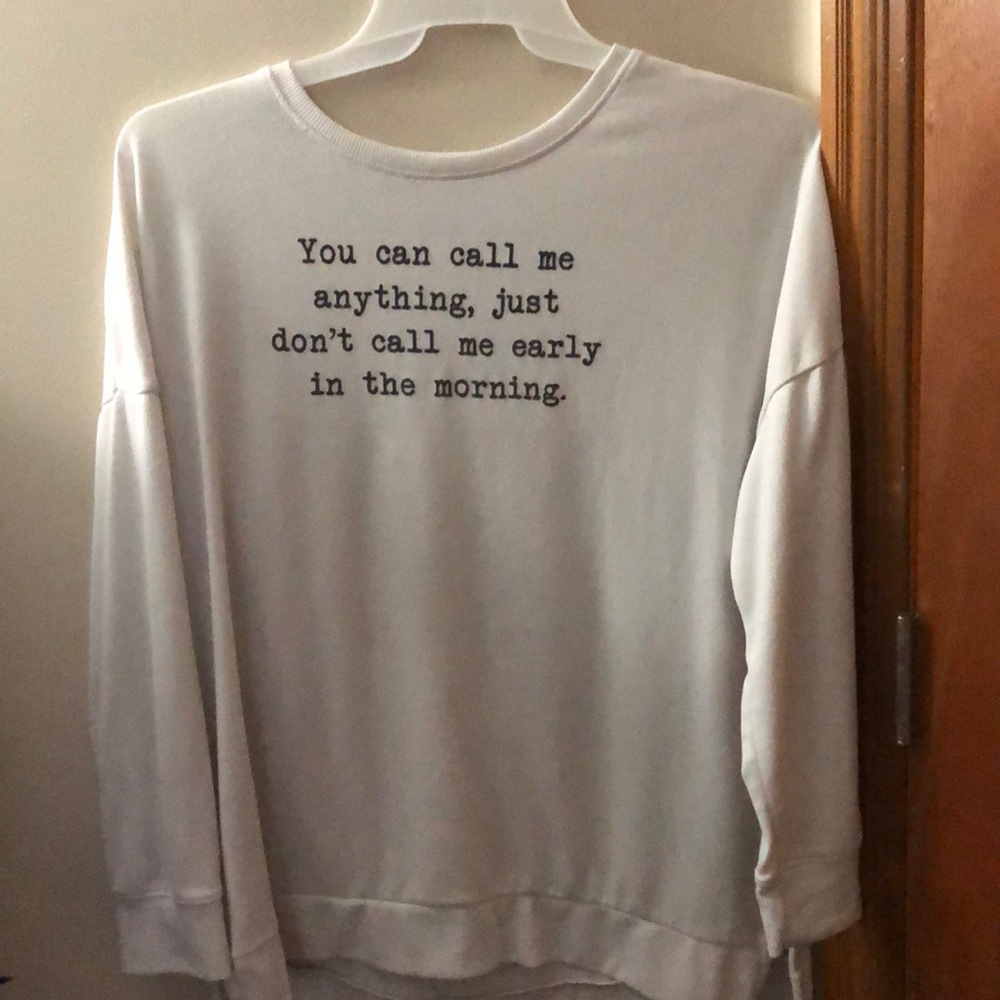 Cute and comfy white shirt!
